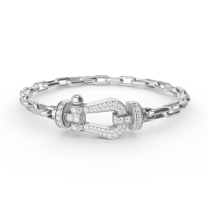 [Riva Schmuck]ARMBAND "FORCE LARGE HORSESHOE CLASP" AUS METALL
