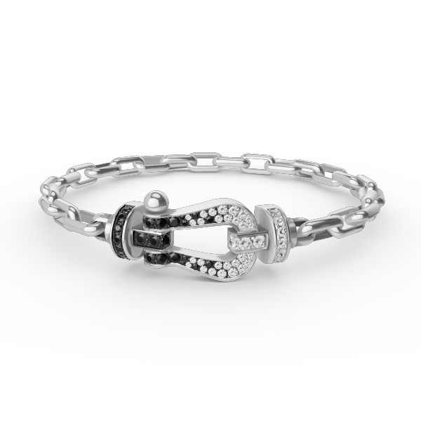 [Riva Schmuck]ARMBAND "FORCE LARGE HORSESHOE CLASP" AUS METALL