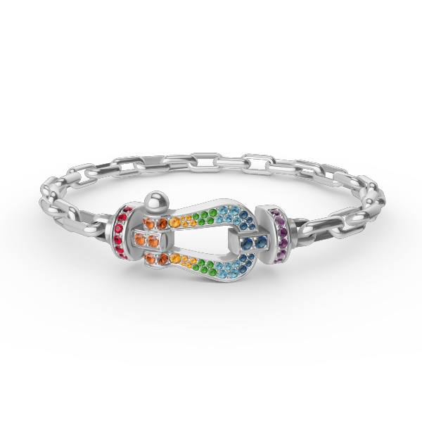 [Riva Schmuck]ARMBAND "FORCE LARGE HORSESHOE CLASP" AUS METALL