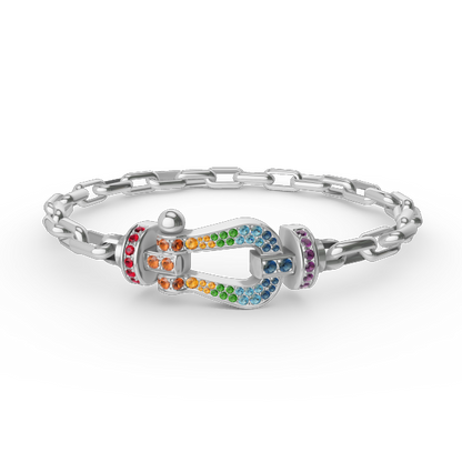 [Riva Schmuck]ARMBAND "FORCE LARGE HORSESHOE CLASP" AUS METALL