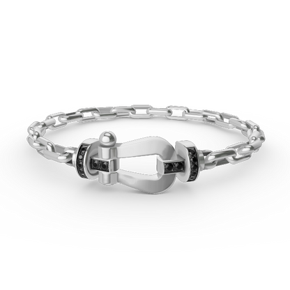 [Riva Schmuck]ARMBAND "FORCE LARGE HORSESHOE CLASP" AUS METALL