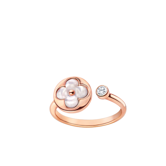 [Riva Jewelry ]SUN 1 DIAMOND PINK MOP RING
