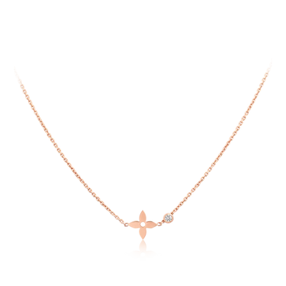 [Riva Jewelry]BLOSSOM ANHÄNGER ROSEGOLD MIT DIAMANTEN