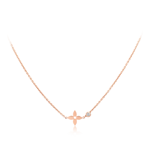 [Riva Jewelry]BLOSSOM ANHÄNGER ROSEGOLD MIT DIAMANTEN