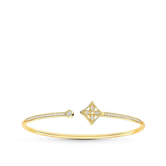 [Riva Jewelry]IDYLLE GOLD OFFENER ARMBAND DIAMANT PAVEE