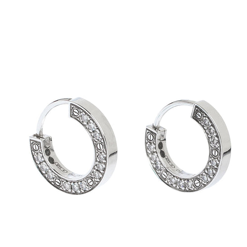 [Riva Jewelry ]LOVE DIAMOND EARRINGS