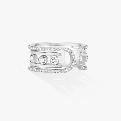 [Riva Jewelry]オープンムーブ 10ダイヤモンドパヴェリング