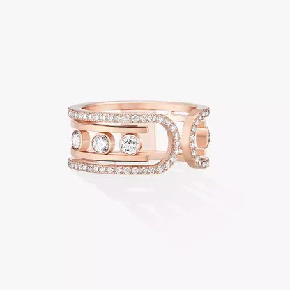 [Riva Jewelry]オープンムーブ 10ダイヤモンドパヴェリング