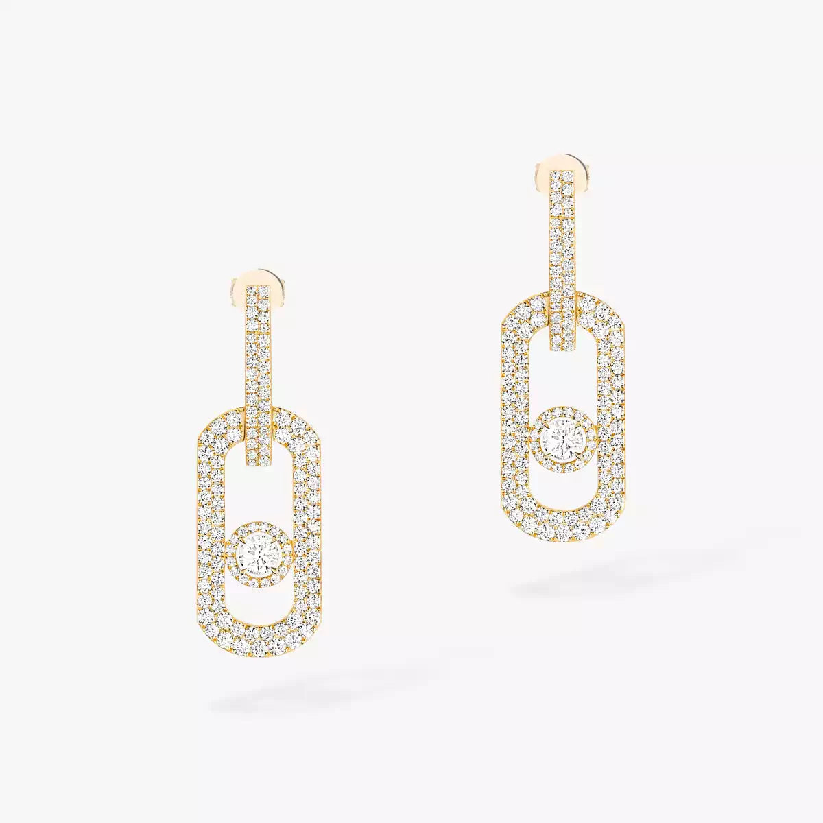 [Riva Jewelry]SO MOVE XL FULL-PAVÉ DIAMANT-ANHÄNGER-OHRRINGE