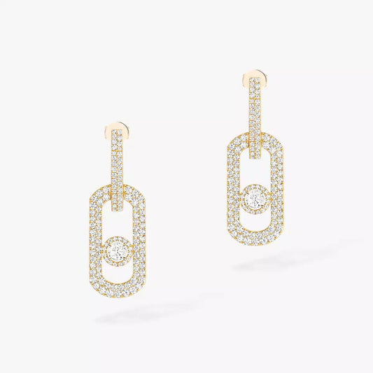 [Riva Jewelry]SO MOVE XL FULL-PAVÉ DIAMANT-ANHÄNGER-OHRRINGE