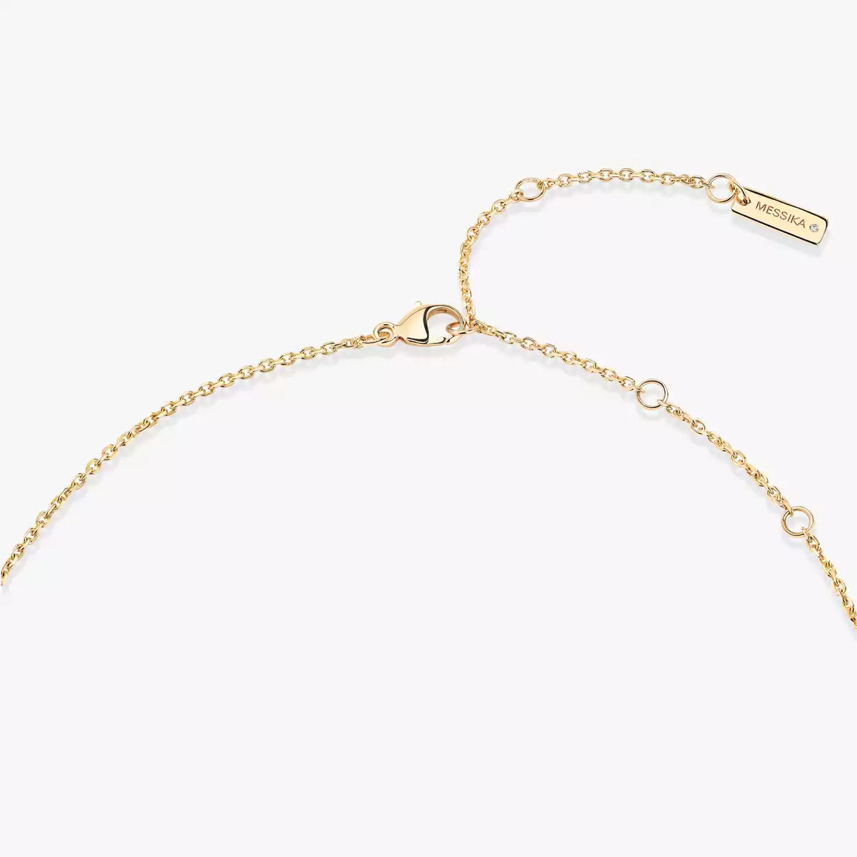 [Riva Jewelry]Lucky Eye Diamond Necklace in Rose Gold and Turquoise