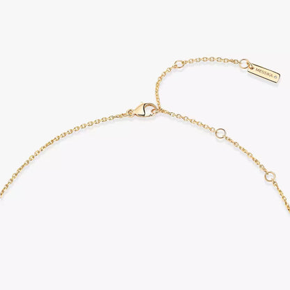 [Riva Jewelry]Lucky Eye Diamond Necklace in Rose Gold and Turquoise