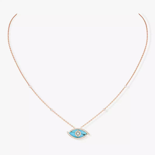 [Riva Schmuck]HALSKETTE GLÜCKSBRINGER AUGE DIAMANT