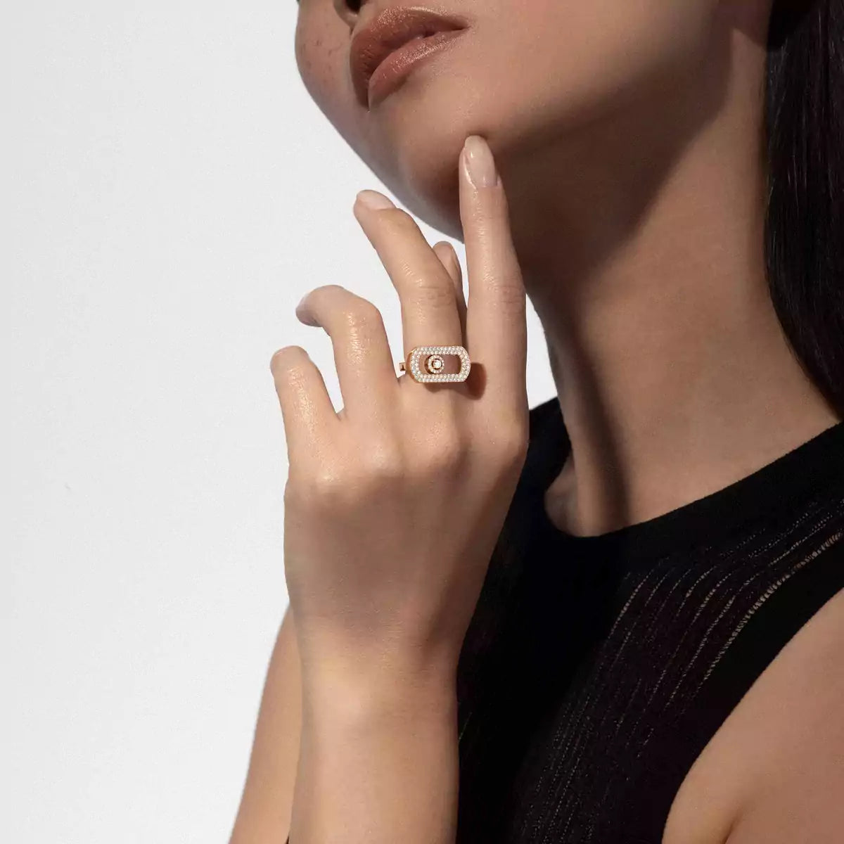 [Riva Jewelry]SO MOVE フルパヴェダイヤモンドリング