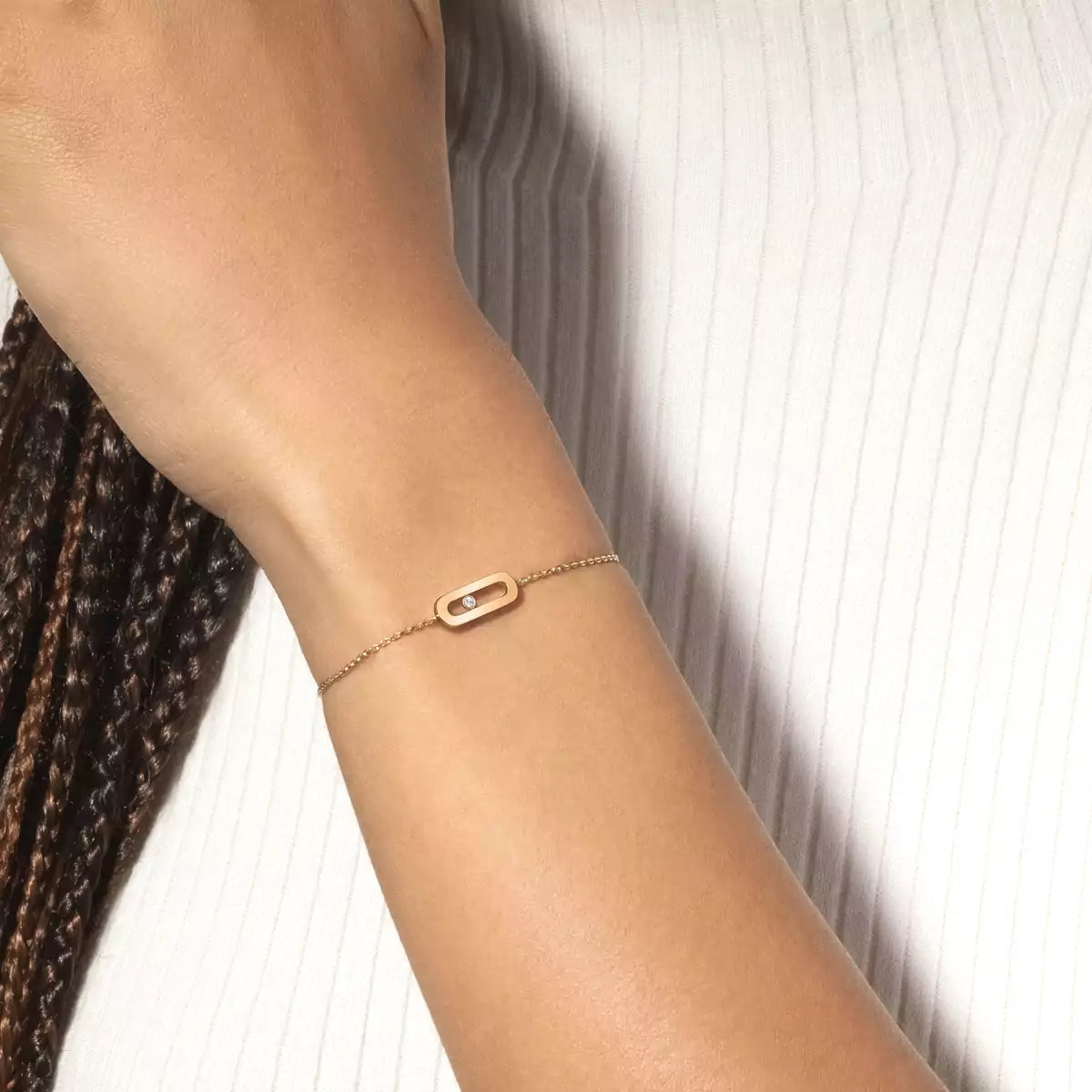 [Riva Jewelry]MOVE UNO SINGLE DIAMOND BRACELET