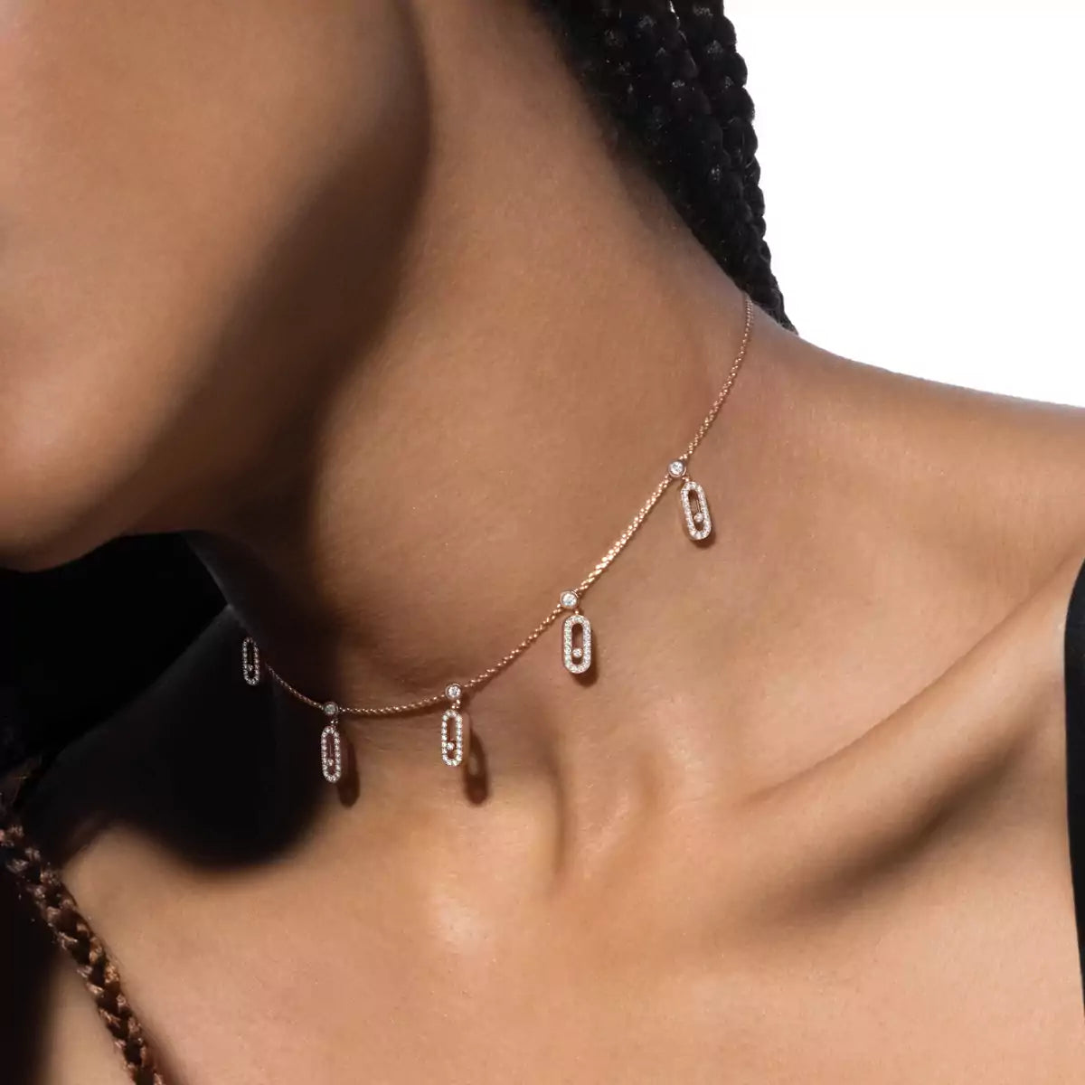 [Riva Jewelry]MOVE UNO 5-ANHÄNGER-HALSKETTE
