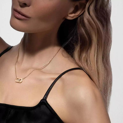 [Riva Jewelry]LARGE MOVE ANHÄNGER MIT EINEM DIAMANTEN