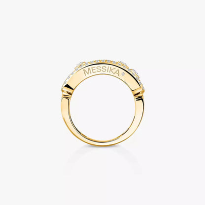 [Riva Jewelry] Move Gold Diamond Pave_ Ring