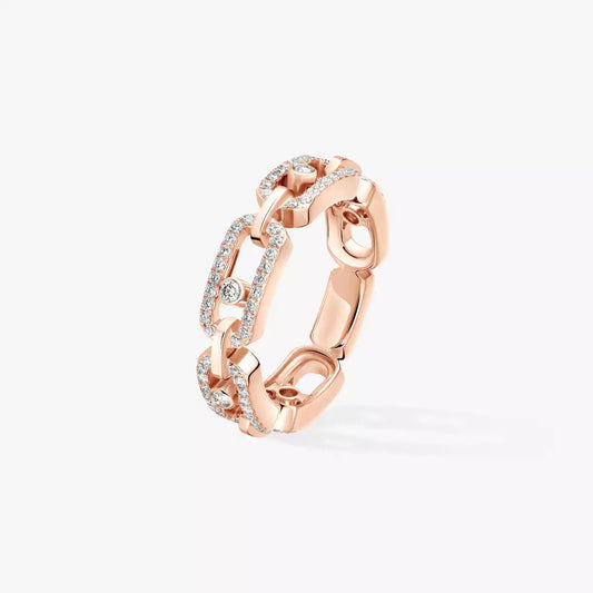 [Riva Jewelry]MOVE LINK PAVÉ-DIAMANTENRING