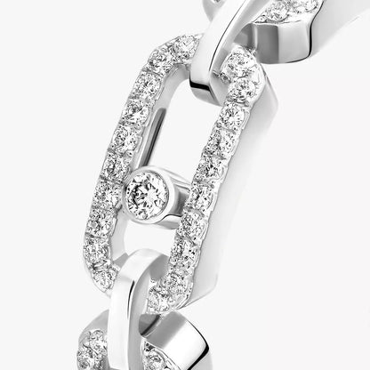 [Riva Jewelry]MOVE LINK PAVÉ DIAMOND RING