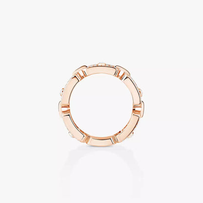 [Riva Jewelry]MOVE LINK PAVÉ DIAMOND RING