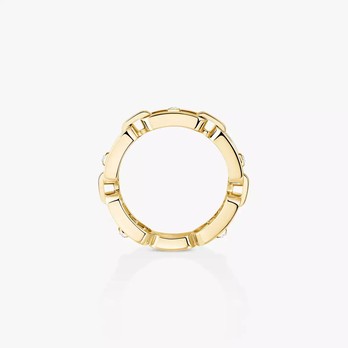 [Riva Jewelry]MOVE LINK PAVÉ DIAMOND RING