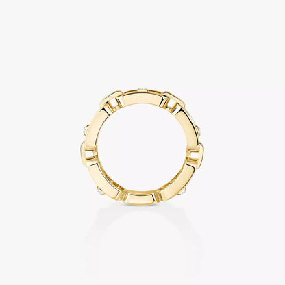[Riva Jewelry]MOVE LINK PAVÉ DIAMOND RING