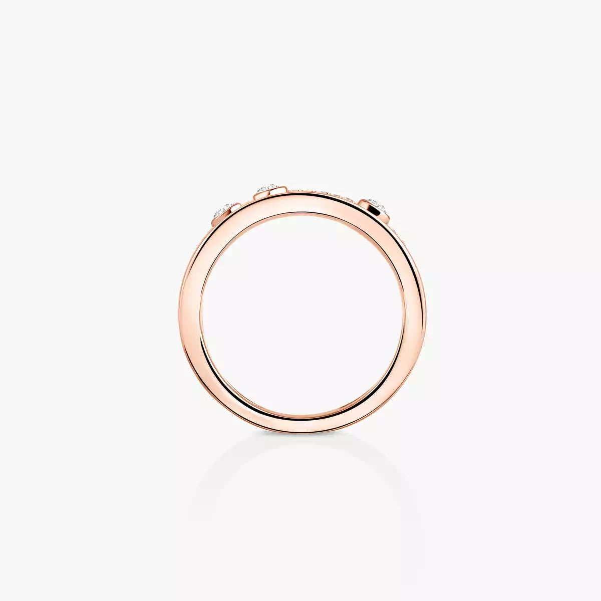 [Riva Jewelry]MOVE NOA パヴェダイヤモンドインターロッキングリング
