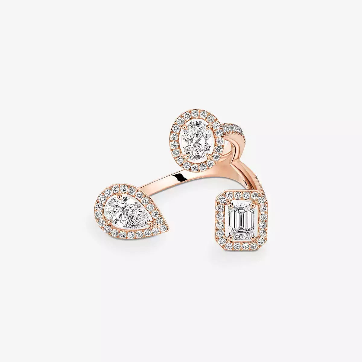 [Riva Jewelry]MEIN ZWILLING TRILOGIE OFFENER PAVÉ-RING