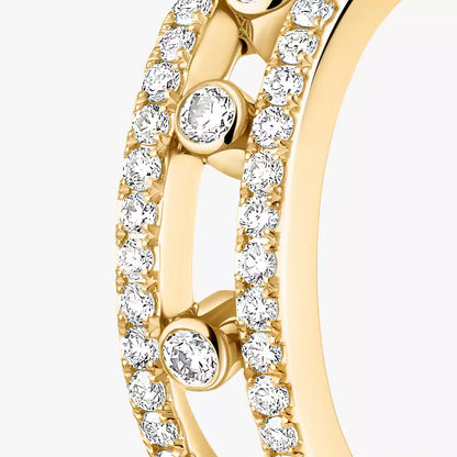 [Riva Jewelry]Diamond Pave_ Hoop Earrings Move