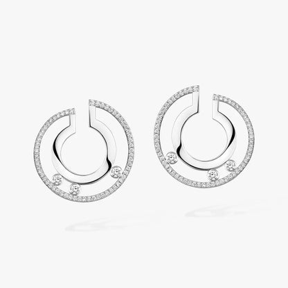 [Riva Jewelry] Move Romane Small Diamond Hoop Earrings
