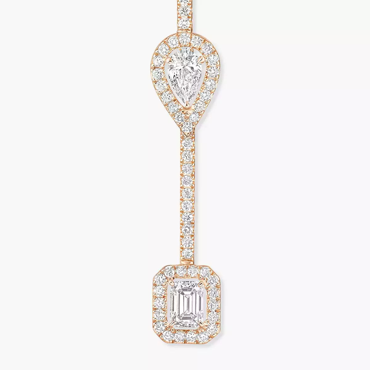 [Riva Jewelry]Diamond Drop Earrings My Twin