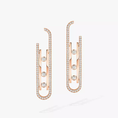 [Riva Jewelry]MOVE KINETIC DIAMANT-ANHÄNGER OHRRINGE