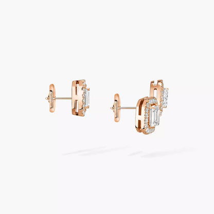 [Riva Jewelry]MY TWIN 1+2 DIAMANT-OHRRINGE