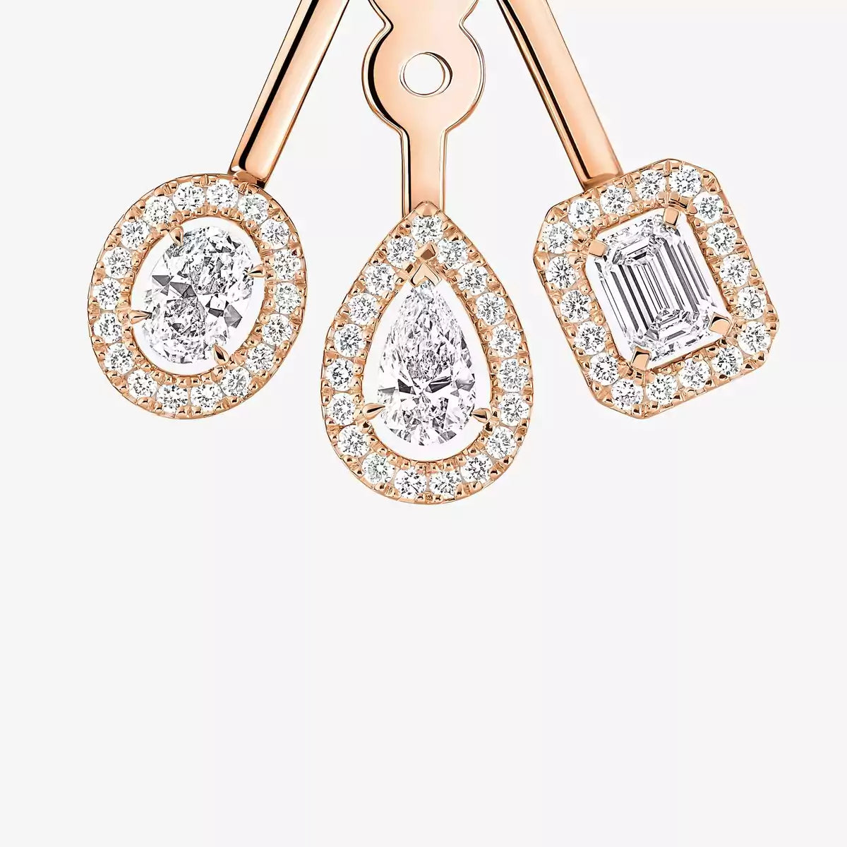 [Riva Jewelry]MEINE ZWILLINGE TRIO DIAMANT-OHRRINGE