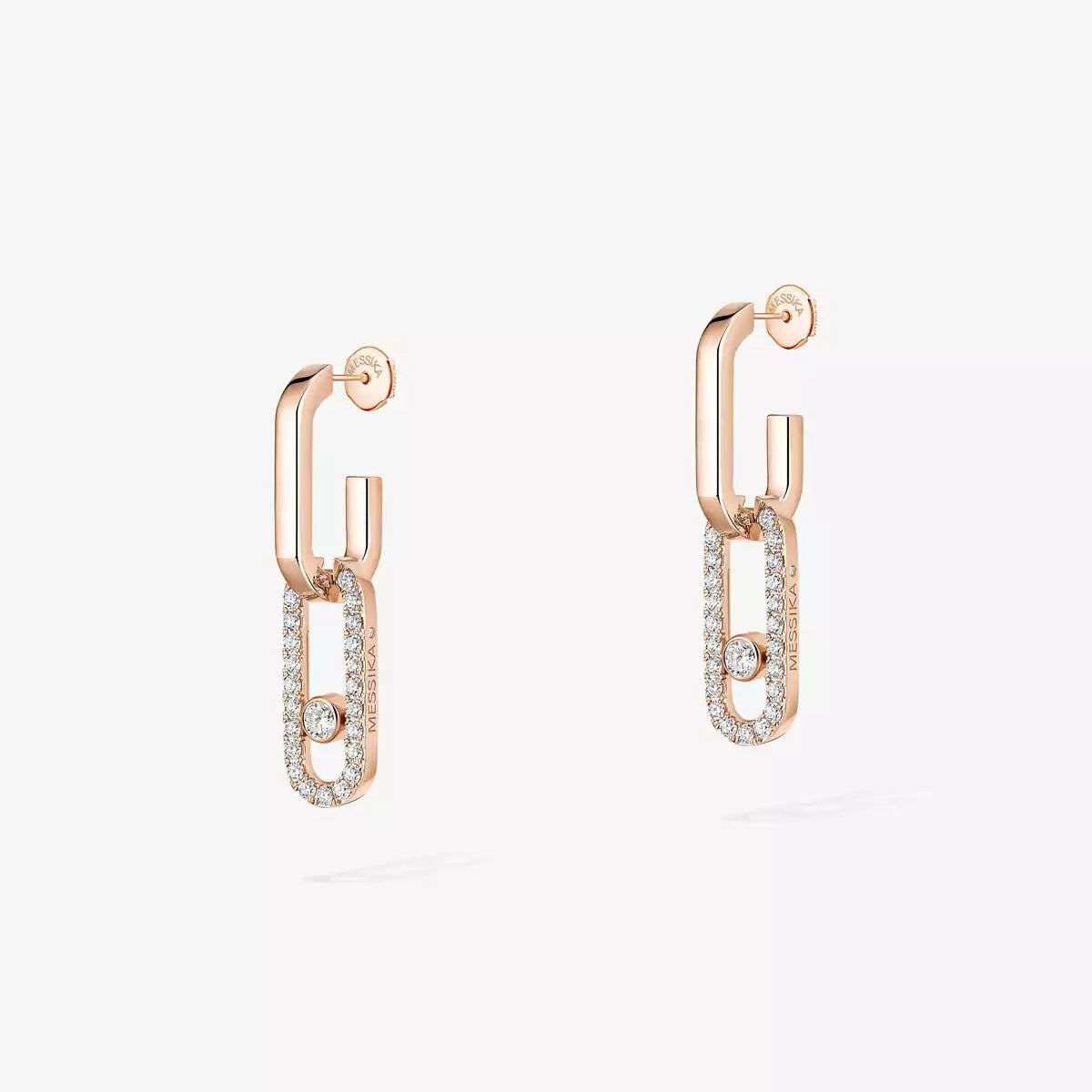 [Riva Jewelry]ムーブ リンク キネティック ダイヤモンド ピアス