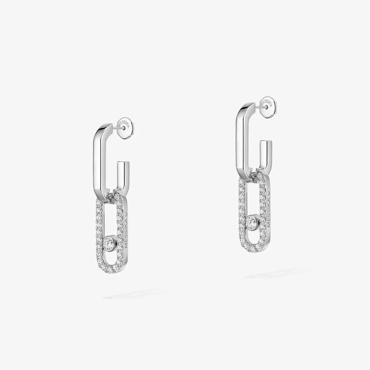 [Riva Jewelry]ムーブ リンク キネティック ダイヤモンド ピアス