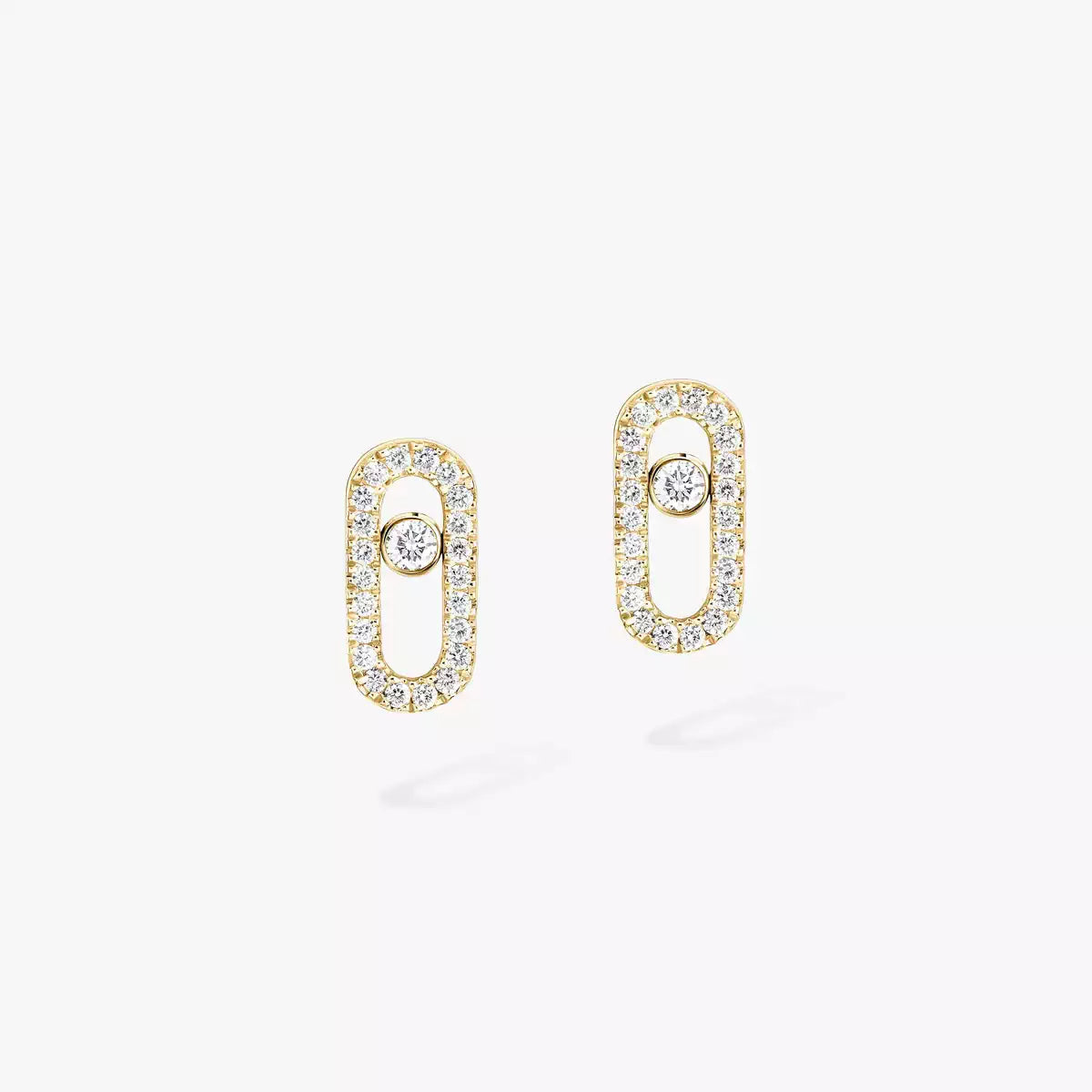 [Riva Jewelry]Move Uno Diamond Earrings
