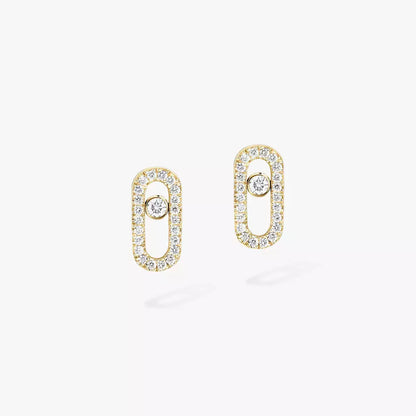 [Riva Jewelry]Move Uno Diamond Earrings