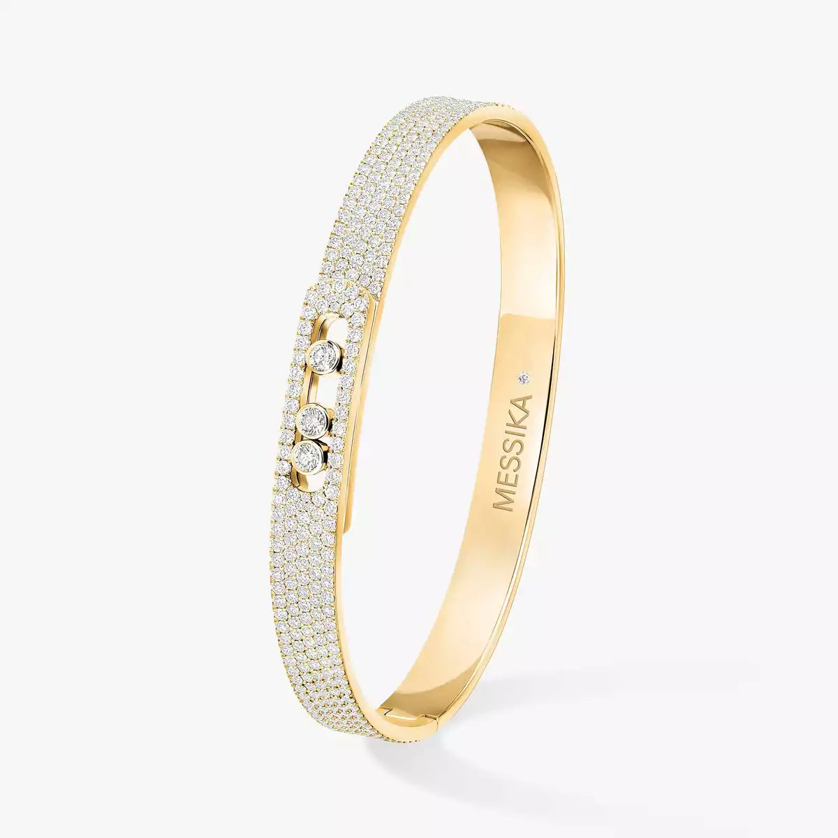 [Riva Jewelry]Move Noa Full Pavé Diamond Bangle Bracelet