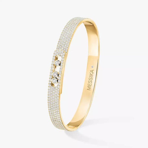 [Riva Jewelry]Move Noa Full Pavé Diamond Bangle Bracelet