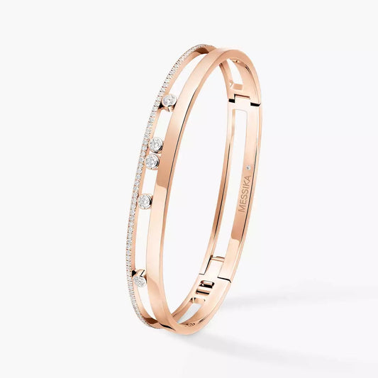 [Riva Jewelry]Move Romane Diamond Bangle Bracelet