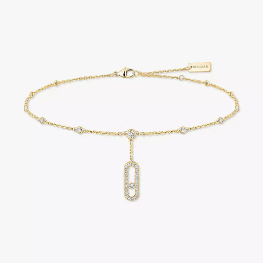 [Riva Jewelry] Move Uno pavé ankle bracelet