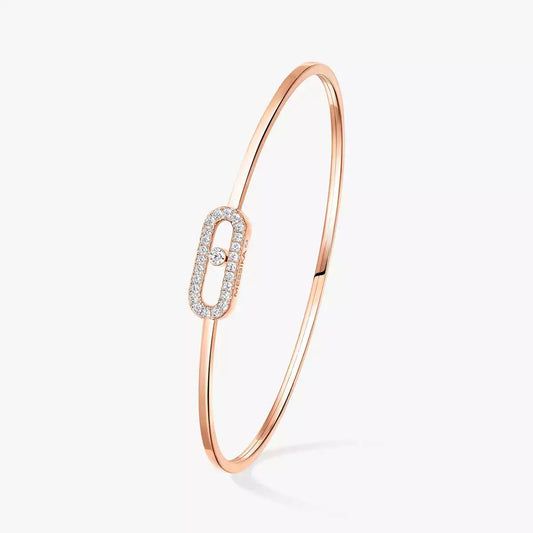 [Riva Jewelry]Move Uno pavé flex bangle medium