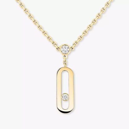 [Riva Jewelry]MOVE UNO DOPPELANHÄNGER-HALSKETTE