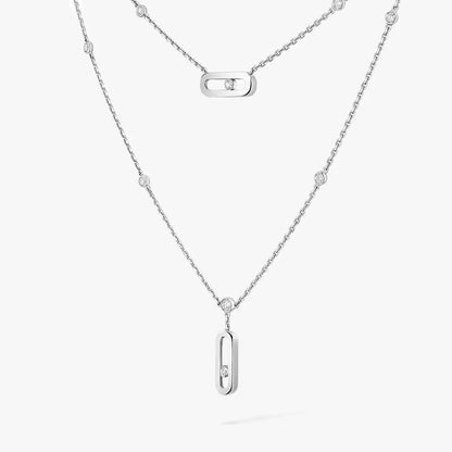[Riva Jewelry] Move Uno Diamond Necklace