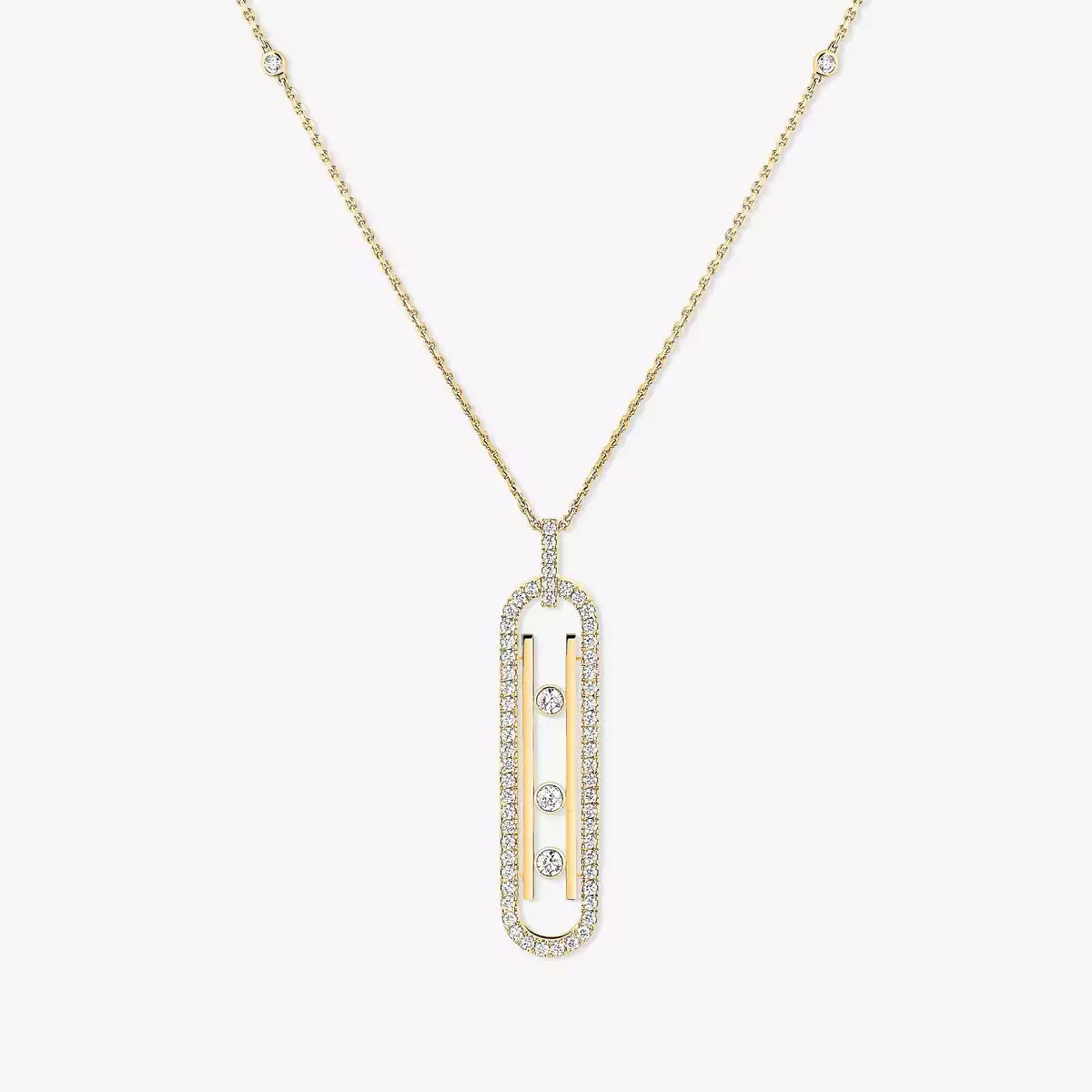 [Riva Jewelry]Diamond Necklace Move 10Th