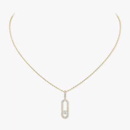 [Riva Jewelry]ムーブ・ウノ フルパヴェダイヤモンドネックレス
