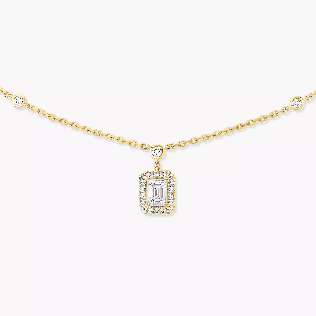 [Riva Jewelry]My Twin Diamond Necklace in Silver