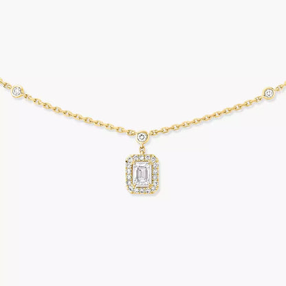 [Riva Jewelry]My Twin Diamond Necklace in Silver